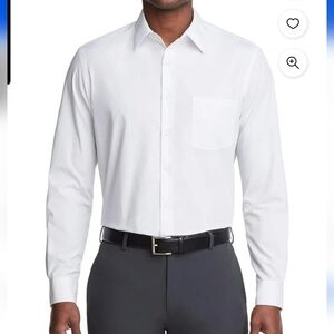Van Heusen Men's Crisp White Dress Shirt